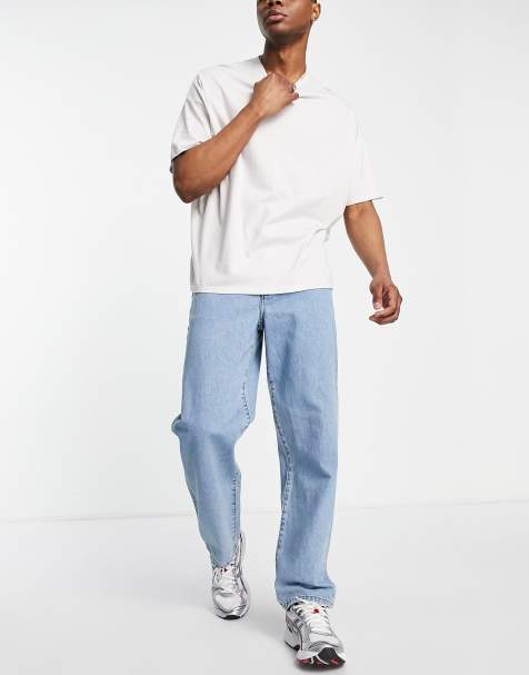 ASOS DESIGN – Ljusa, stentvättade, baggy jeans - view 1