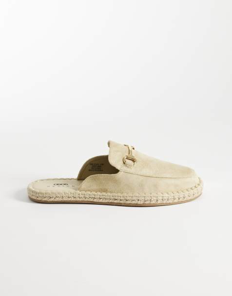ASOS DESIGN – Ljusbeige espadrillos med öppen häl - view 1
