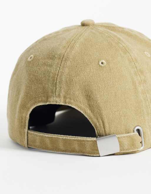 ASOS DESIGN – Ljusbeige keps med snäckbroderi, 2 av 3