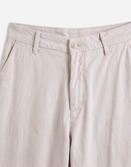 ASOS DESIGN – Ljusbeige, lediga chinos, 8 av 9