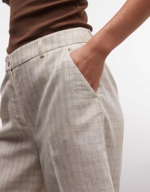 ASOS DESIGN – Ljusbeige, rutiga bermudashorts, del av set, 3 av 9