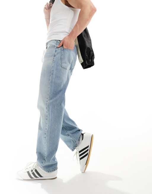 ASOS DESIGN – Ljusblå baggy jeans, 3 av 5