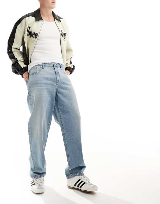 ASOS DESIGN – Ljusblå baggy jeans, 5 av 5