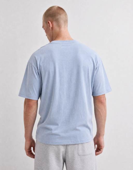 ASOS DESIGN – Ljusblå bas-t-shirt i oversize, 10 av 10