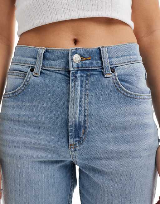ASOS DESIGN – Ljusblå jeans med raka ben och bekväm stretch, 5 av 5