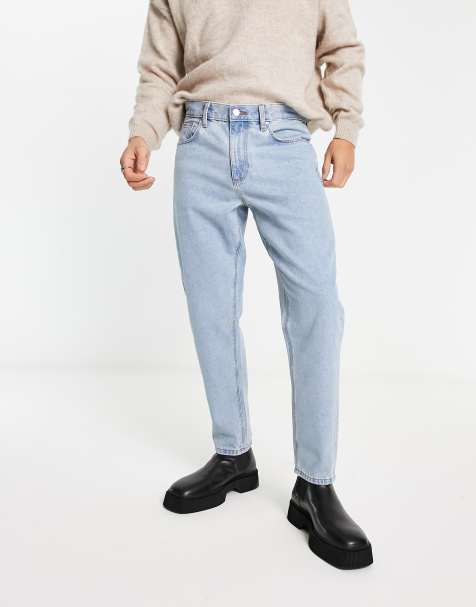 ASOS DESIGN – Ljusblå styva jeans i klassisk modell - view 1