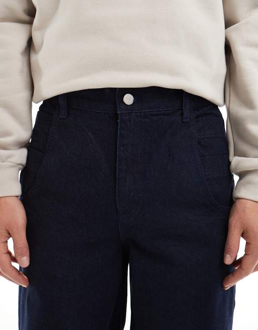 ASOS DESIGN – Ljusblå superbaggy jeans med två framfickor och tvättad finish, 5 av 5