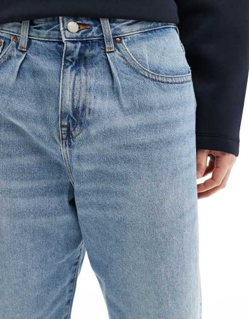 ASOS DESIGN – Ljusblå, tvättade jeans med ballongben, 4 av 5