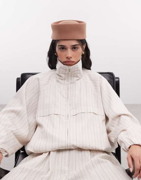ASOS DESIGN – Ljusbrun, rund hatt - view 1