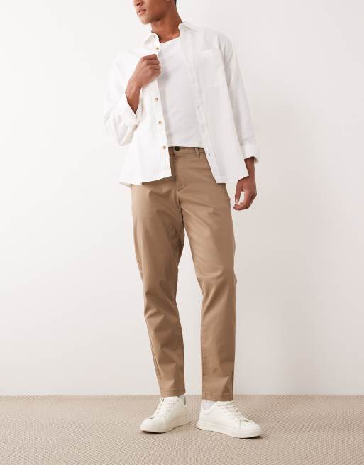 ASOS DESIGN – Ljusbruna chinos med avsmalnande passform, 3 av 6