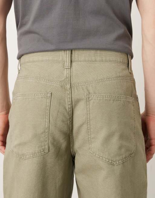 ASOS DESIGN – Ljusbruna, tvättade och baggy byxor, 5 av 5
