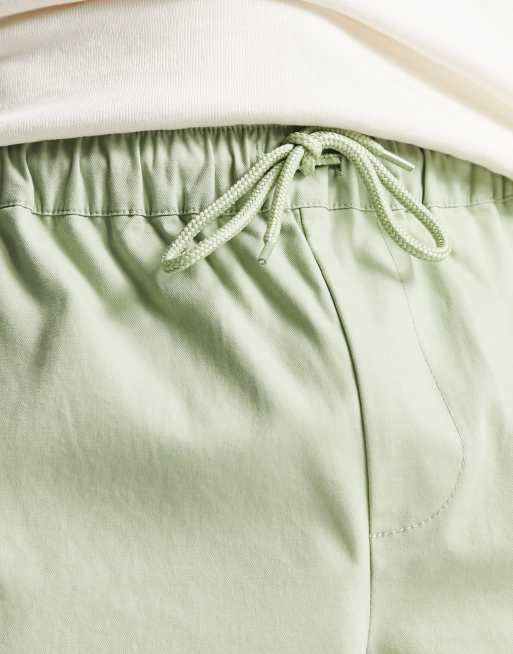 ASOS DESIGN – Ljusgröna, medellånga chinoshorts med smal passform , 2 av 4