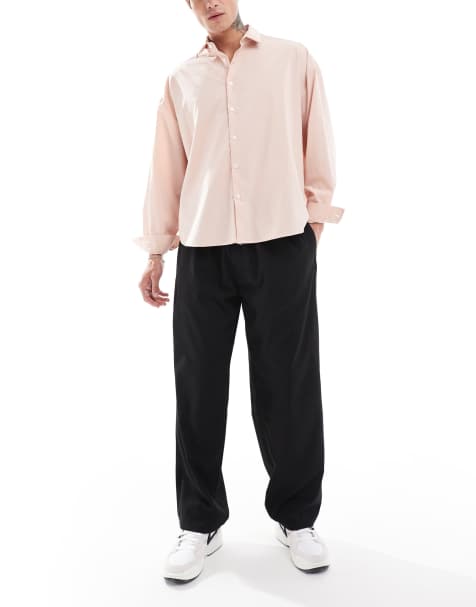 ASOS DESIGN – Ljusrosa skjorta i oversize - view 1