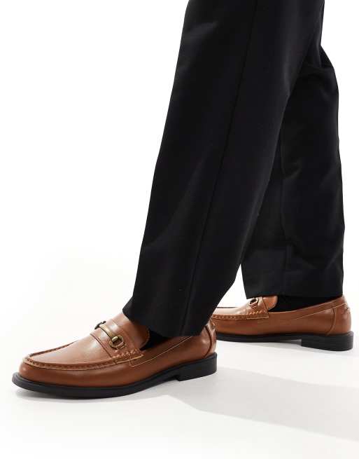 ASOS DESIGN – Loafer in Hellbraun mit Schnalle, 4 von 4