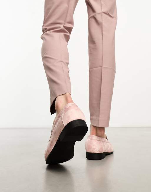 Asos pink loafers on sale