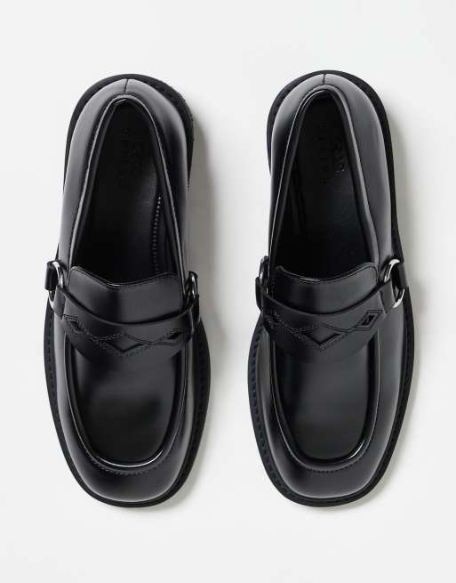 ASOS DESIGN – Loafer in Schwarz mit Western-Details, 3 von 3