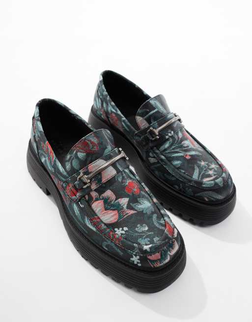 Asos black loafers womens clearance