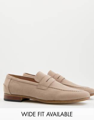 asos beige loafers