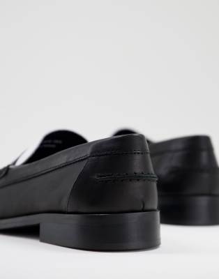 black loafers mens asos