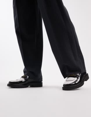 Asos Design Loafers In Black