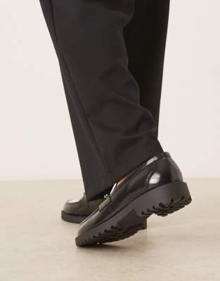 Asos Design Loafers In Black