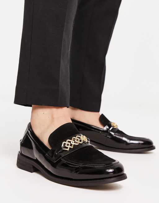 Asos best sale patent loafers