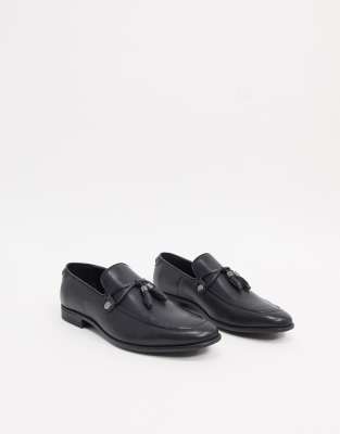 asos black tassel loafers