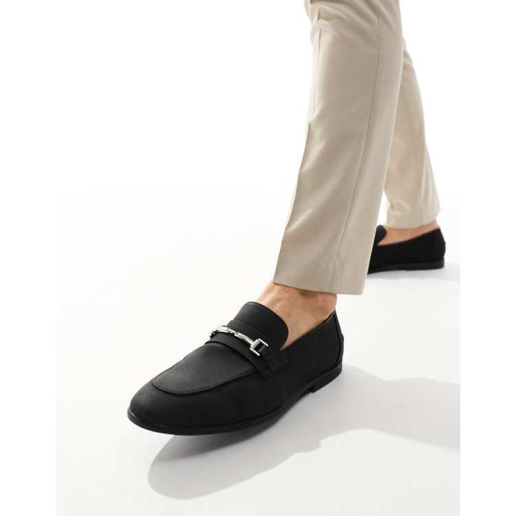 Asos movement leather loafers online