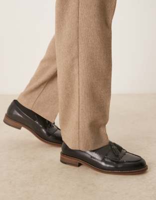 Asos Design Loafers In Black