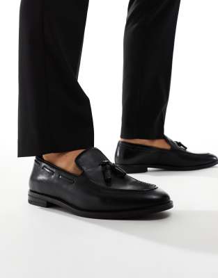 ASOS DESIGN ASOS DESIGN loafers in black leather with tassel