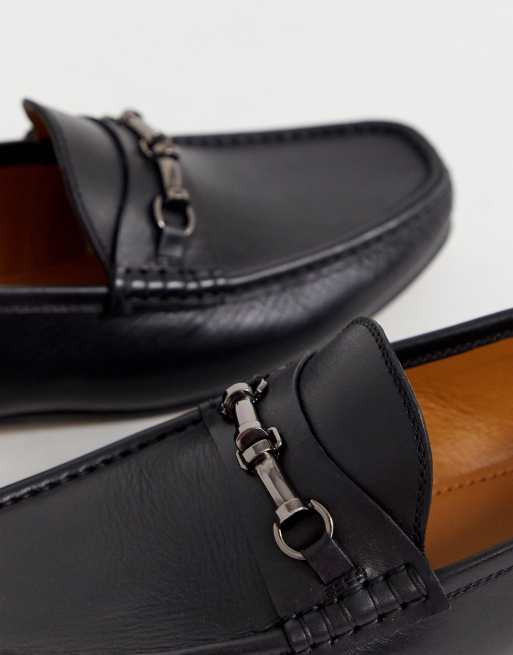 Asos movement leather on sale loafers