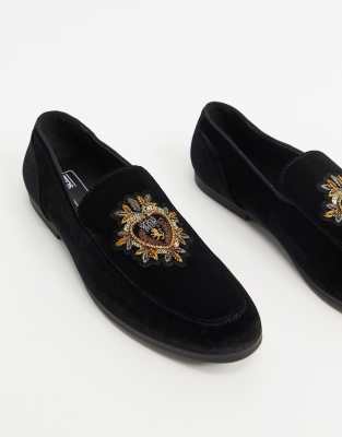 asos velvet loafers