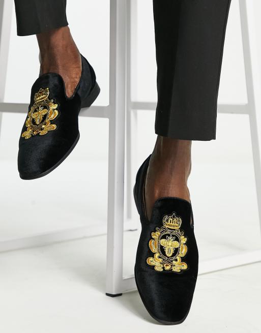 ASOS Design Loafers with Badge Detail