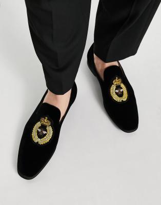 white and gold mens loafers