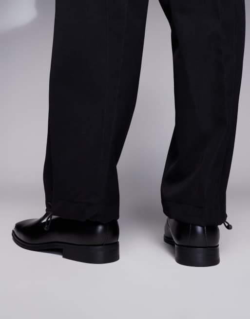  Black Loafers Sleek Slip-On Design ASOS DESIGN chunky loafers in black with snaffle | ASOS main image 3