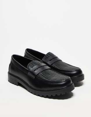 Asos Design Loafers In Black