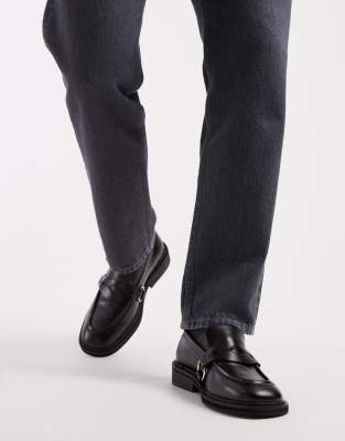 Asos Design Loafers In Multi