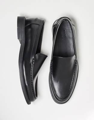 Asos Design Loafers In Black