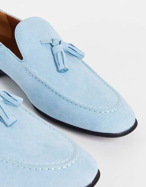 Light store blue loafers