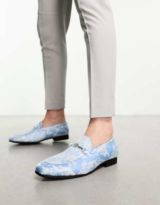 Blue on sale floral shoes