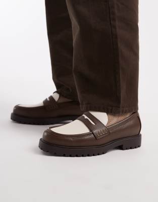  loafers  and cream with cleated sole