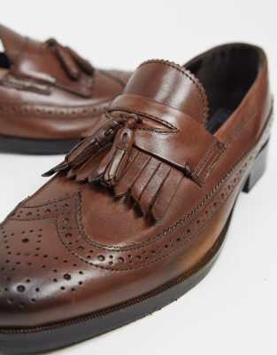 brown brogue loafers