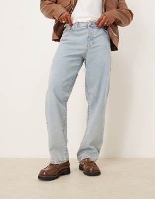 Asos Design Loafers In Brown
