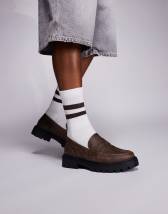 Pull&Bear loafers in black