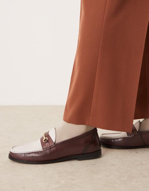 Asos red loafers on sale