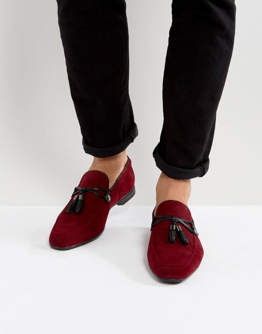 Asos on sale suede loafers