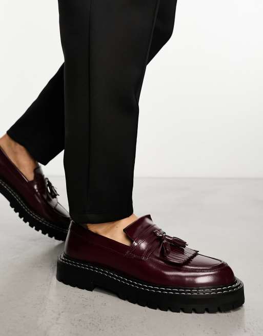 Mens black loafers shop asos