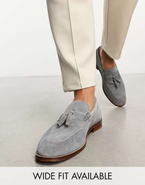 Grijze loafers heren new arrivals