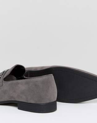 asos black suede loafers