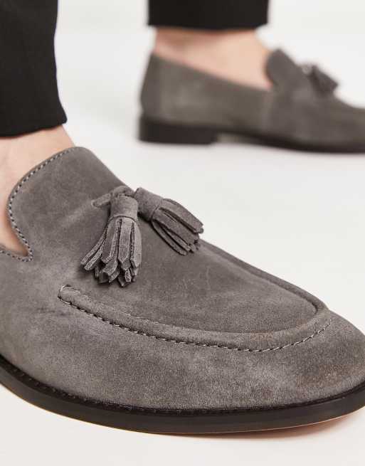 Asos mens hot sale suede loafers